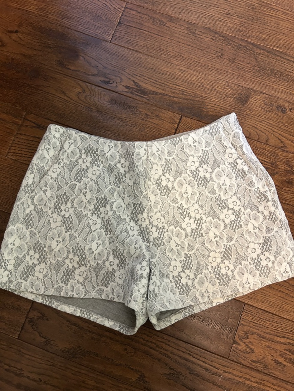 Lace Overlay Women's Shorts